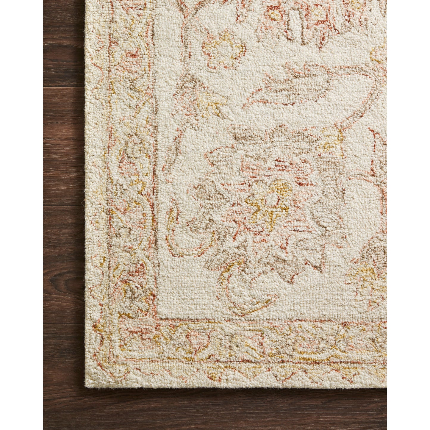 Alexander Home Annabelle Botanical Vineyard Hand-Hooked Wool Rug