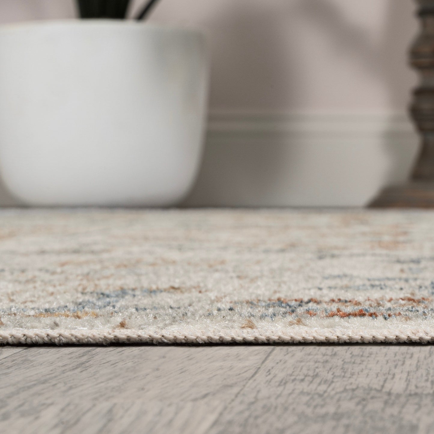 JONATHAN Y Brandy Bohemian Medallion Low-Pile Machine-Washable Cream/Terra Area Rug