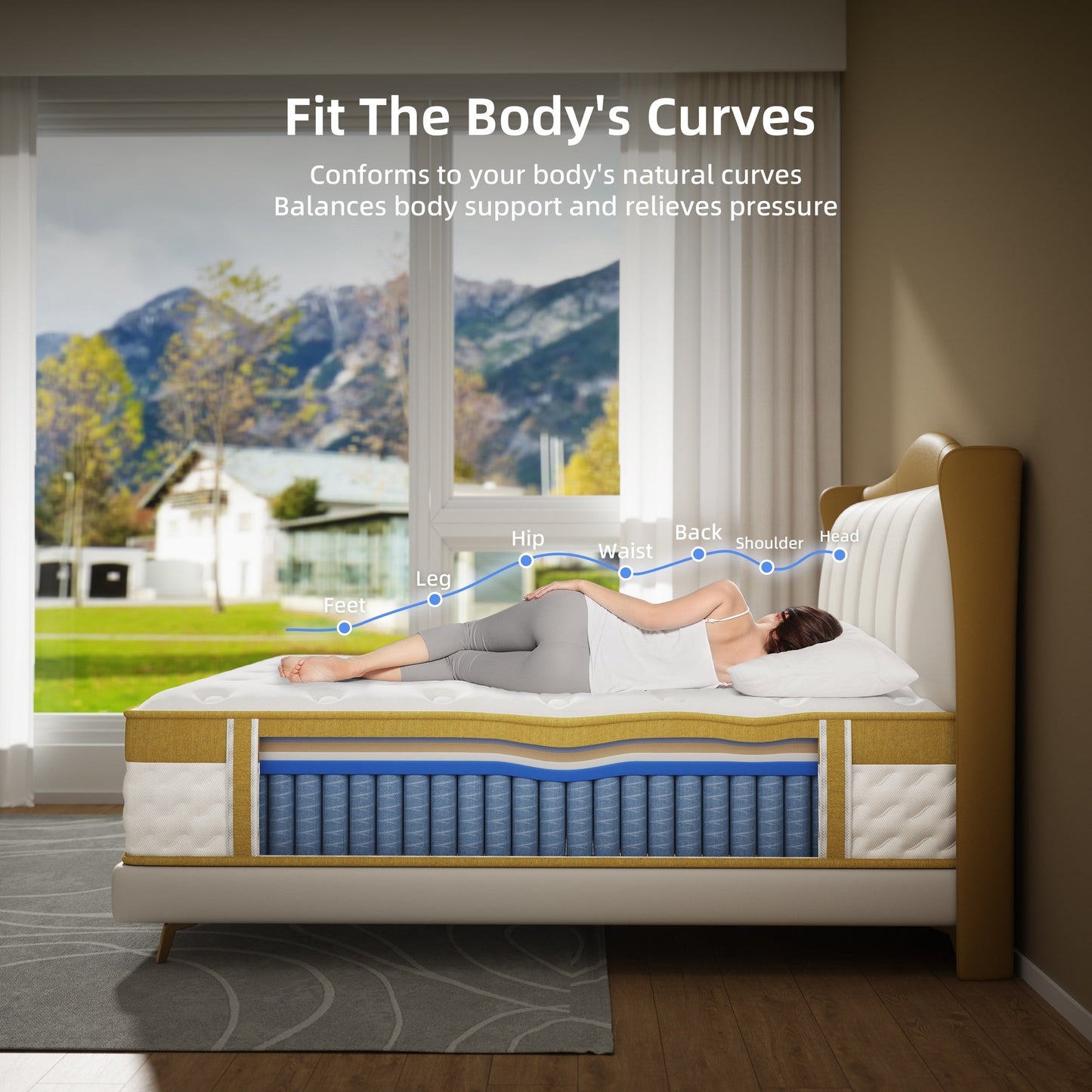 10-inch Memory Foam and Innerspring Hybrid Mattress