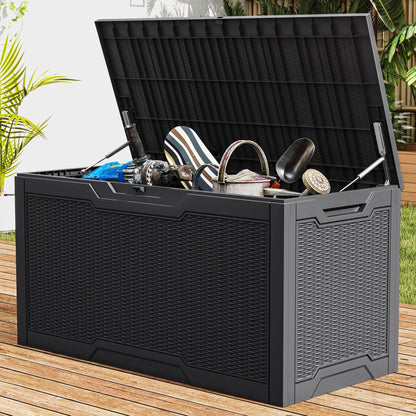 100 Gallon Outdoor Storage Waterproof Deck Box - N/A