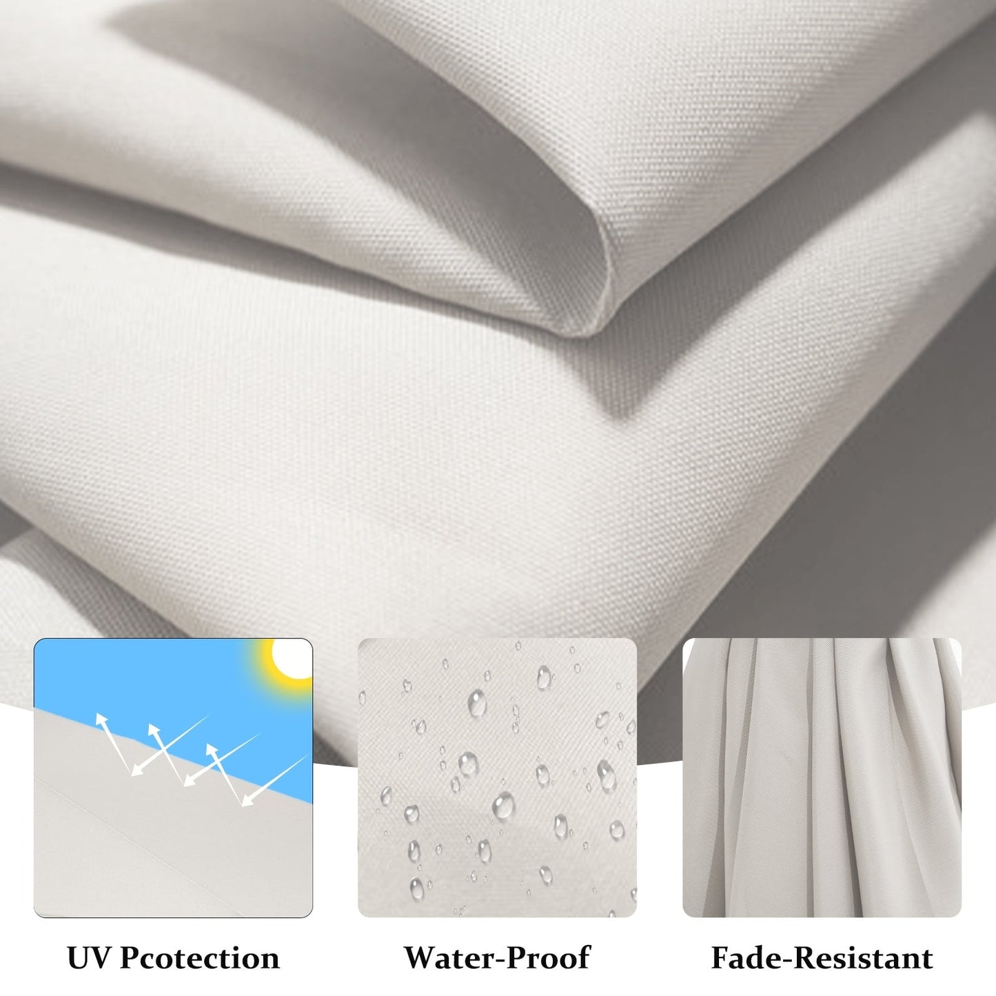 10ft Steel Crank Lift Hanging Offset Cantilever Umbrella