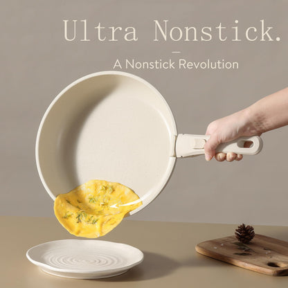 11pcs Pots and Pans Set, Nonstick Cookware Set Detachable Handle,Induction Kitchen Cookware Sets Non Stick with Removable Handle