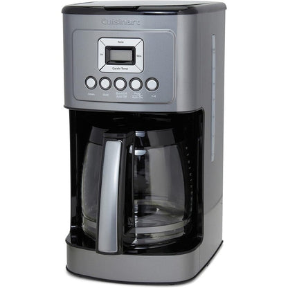 14-Cup Automatic Coffee Maker, Glass Carafe, Brew Strength Control, Gunmetal Stainless