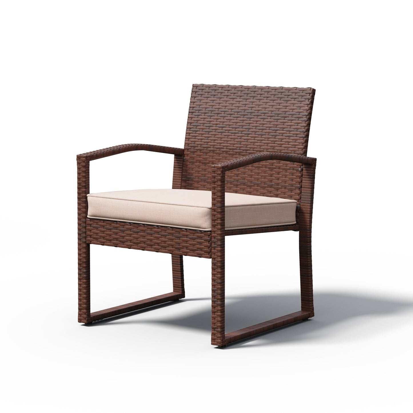 3-pc. Outdoor Cushioned Wicker Chat Set