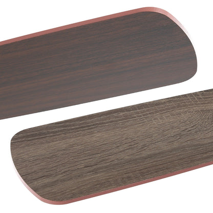 48 and 52 Integrated LED Ceiling Fan with Light and Remote, Reversible DC Motor