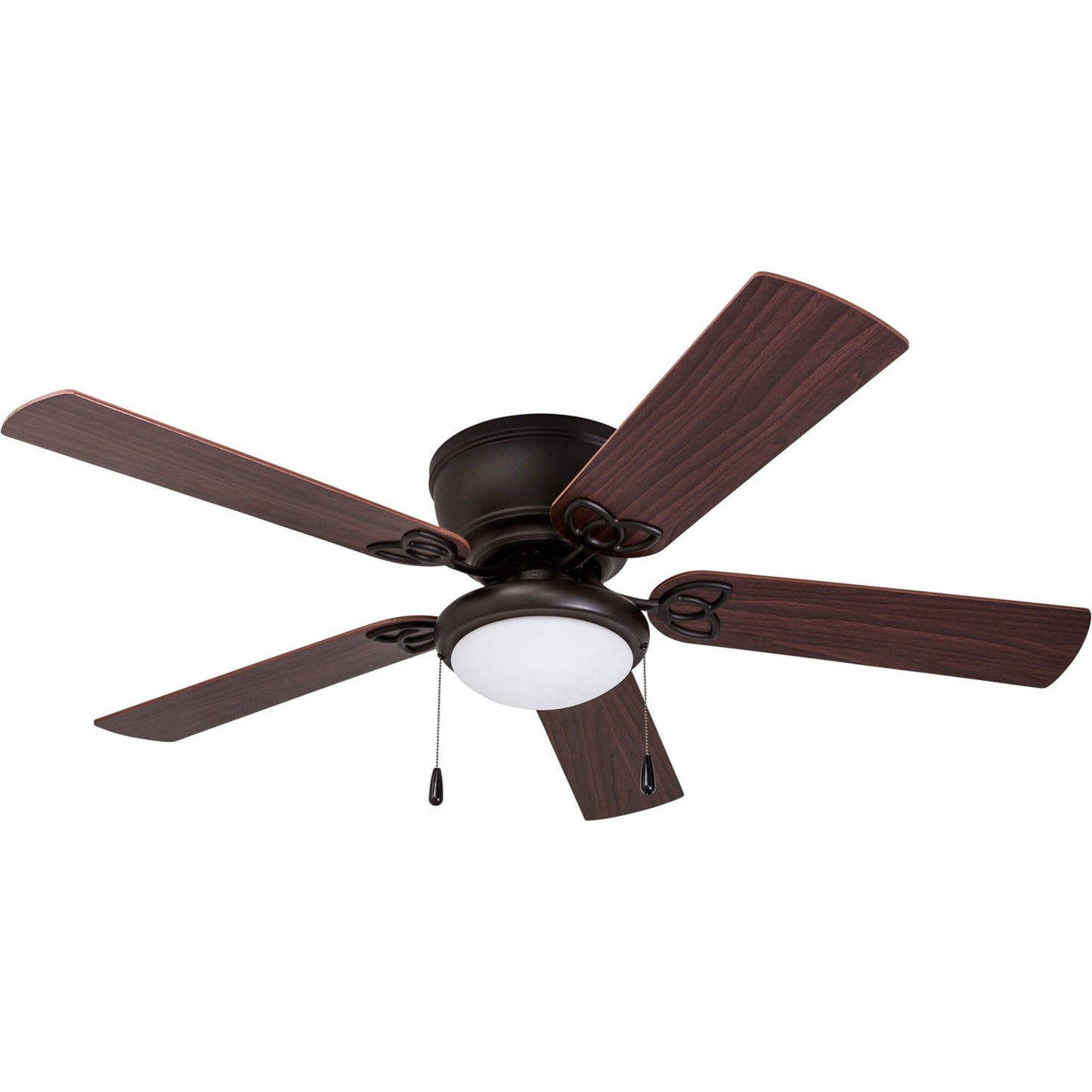 52 Prominence Home Benton Traditional Indoor LED Ceiling Fan with Light, Pull Chains