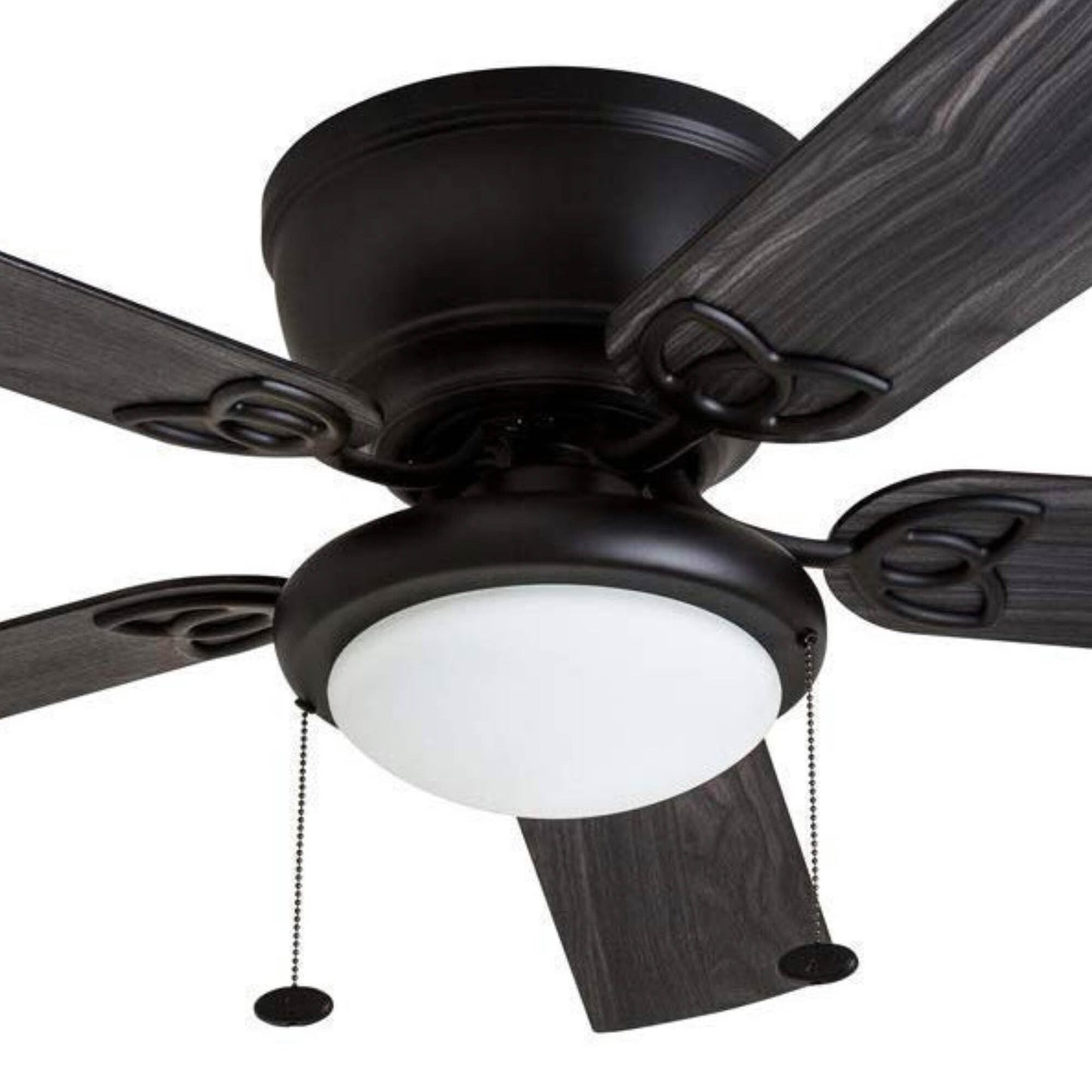 52 Prominence Home Benton Traditional Indoor LED Ceiling Fan with Light, Pull Chains