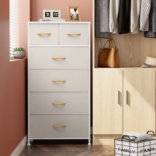 6-drawer Chest Vertical Dresser Storage Tower by Crestlive Products