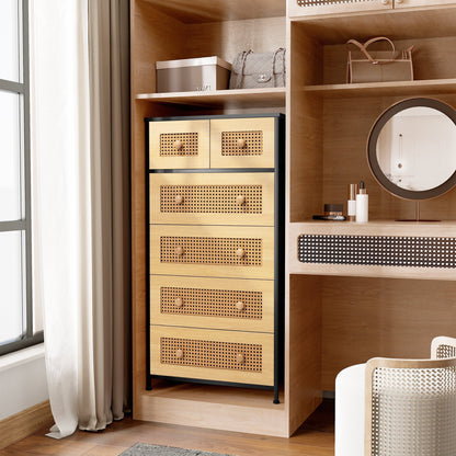 6-drawer Chest Vertical Dresser Storage Tower by Crestlive Products