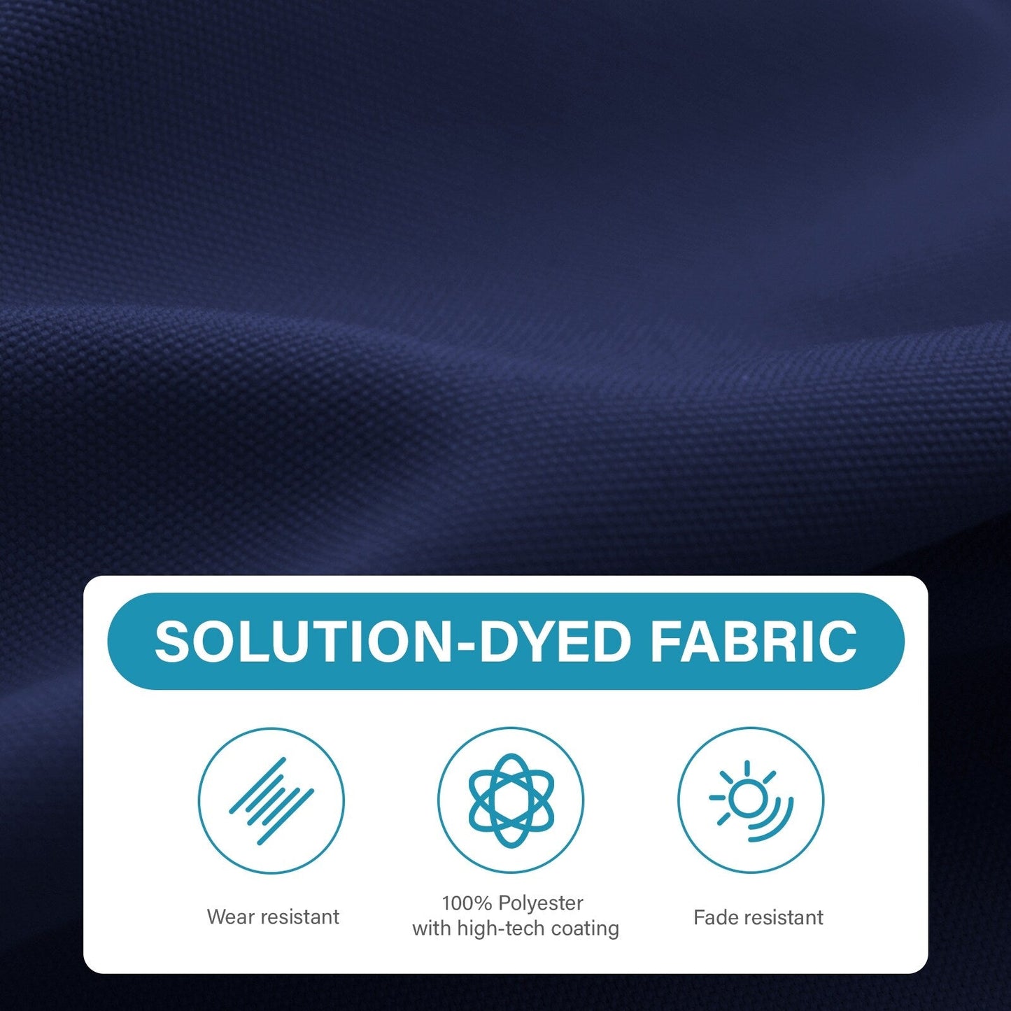 8*10ft Rectangular Patio Market Umbrella with Crank & Tilt，UV-Resistant