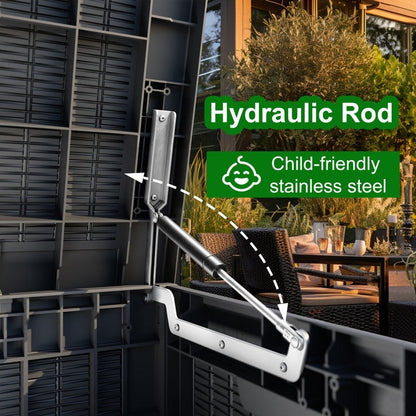 Outdoor Patio Storage Resin Lockable Deck Box