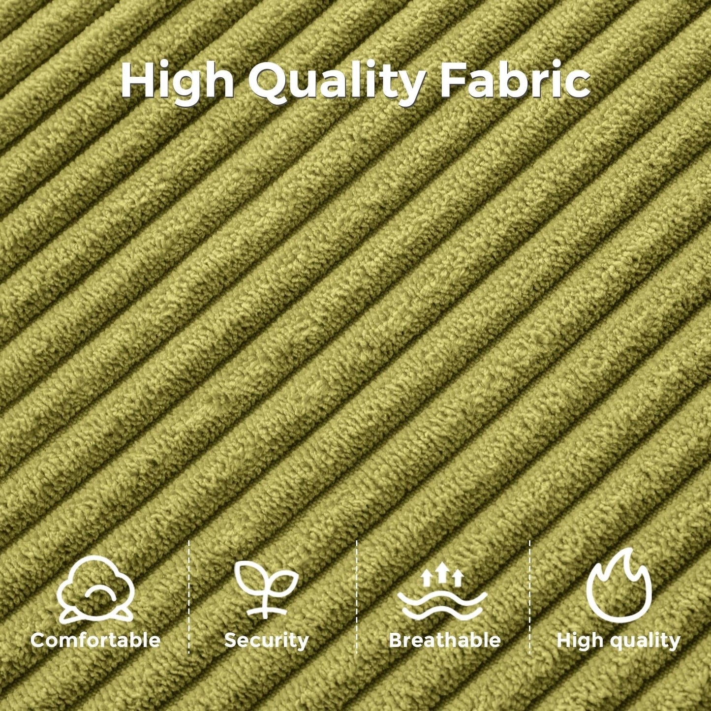 8 Corduroy Folding Couch Sofa Bed,Single