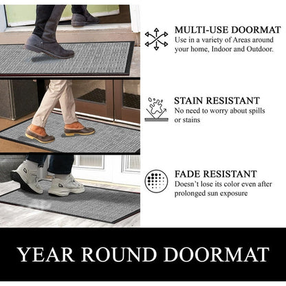 A1HC New Durable and Versatile Polypropylene Rubber Door Mat All Weather Inside Outside Door Mat