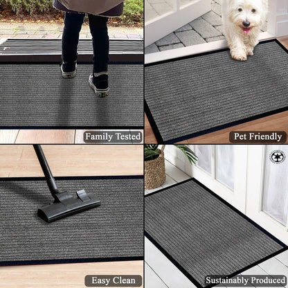 A1HC New Durable and Versatile Polypropylene Rubber Door Mat All Weather Inside Outside Door Mat