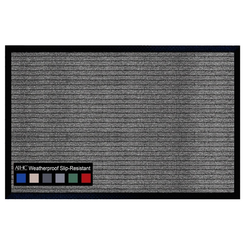 A1HC New Durable and Versatile Polypropylene Rubber Door Mat All Weather Inside Outside Door Mat