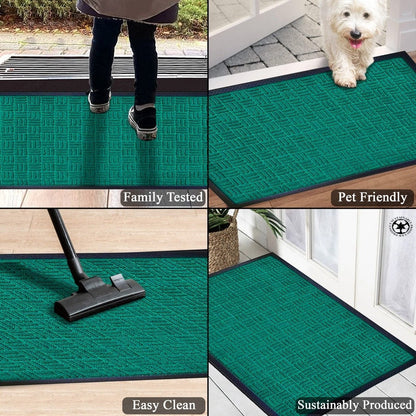 A1HC New Durable and Versatile Polypropylene Rubber Door Mat All Weather Inside Outside Door Mat
