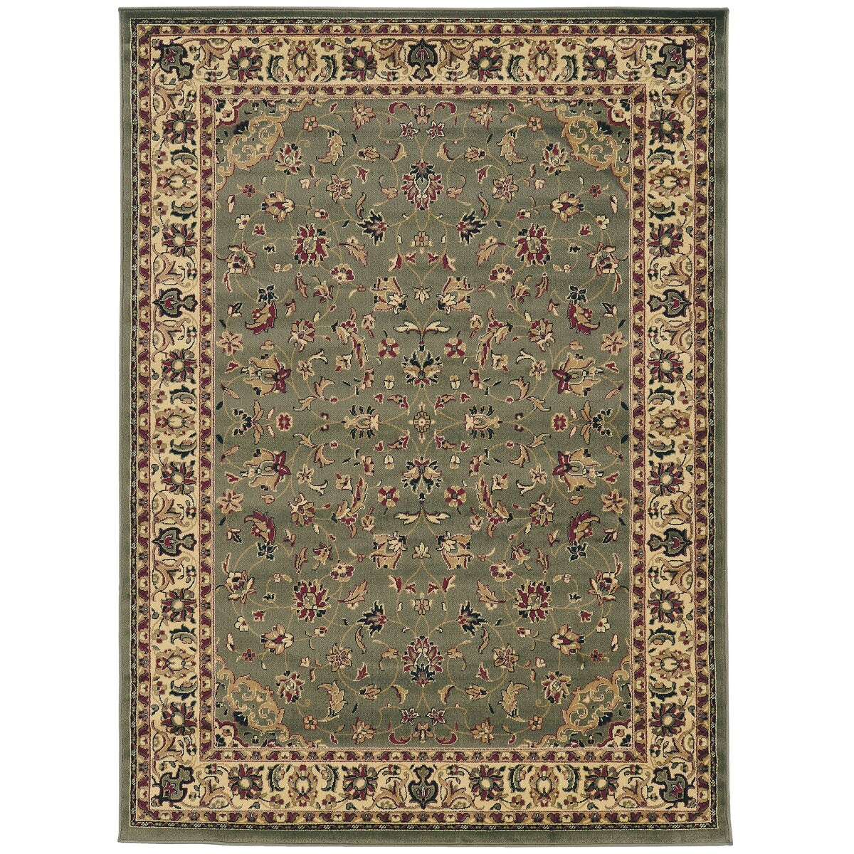 Admire Home Living Caroline Traditional Floral Sarouk Pattern Area Rug