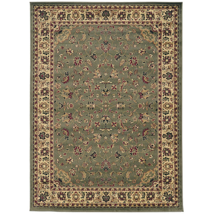 Admire Home Living Caroline Traditional Floral Sarouk Pattern Area Rug
