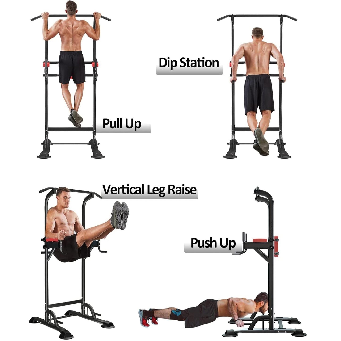 Ainfox Power Tower Multi-Function Home Strength Training Tower