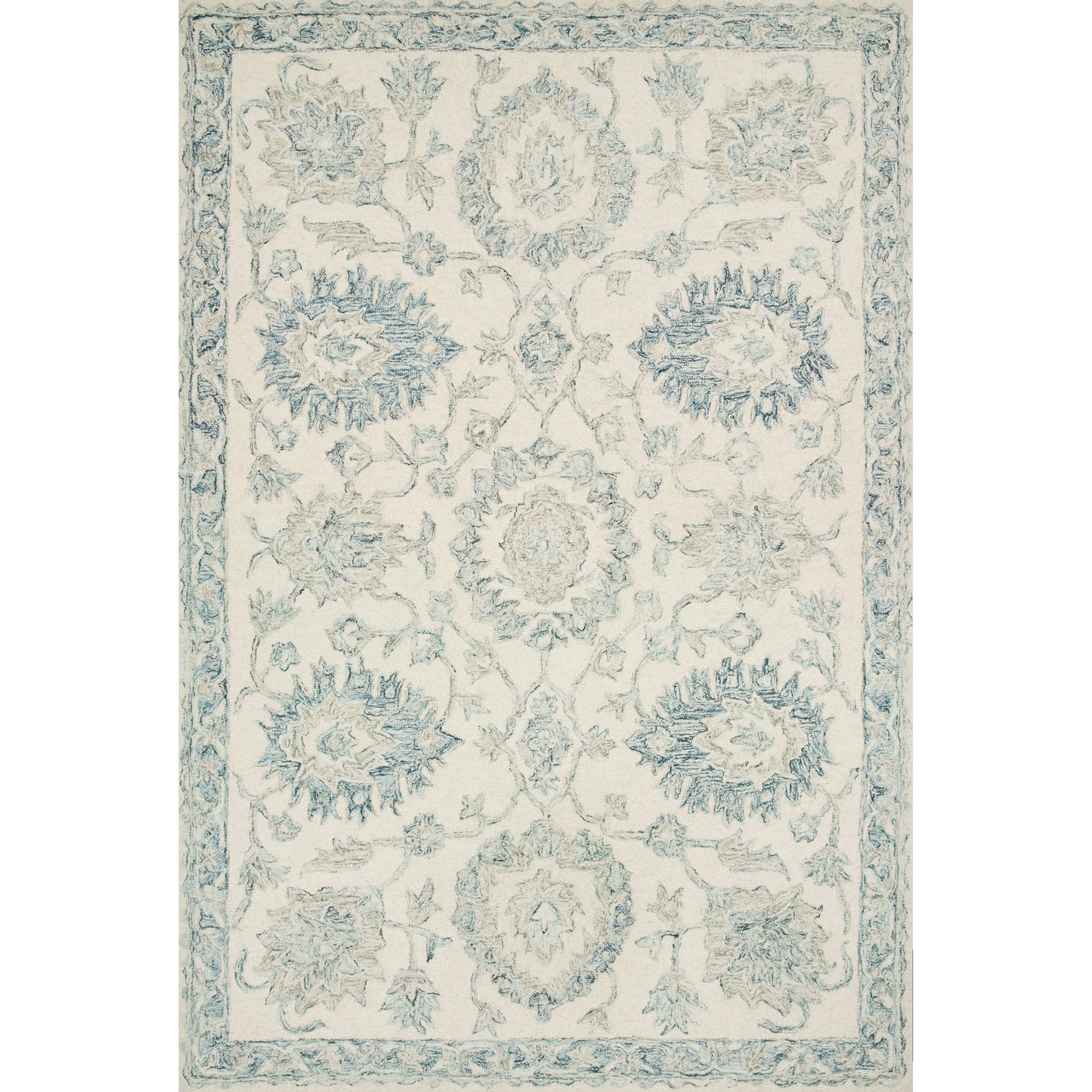 Alexander Home Annabelle Botanical Vineyard Hand-Hooked Wool Rug