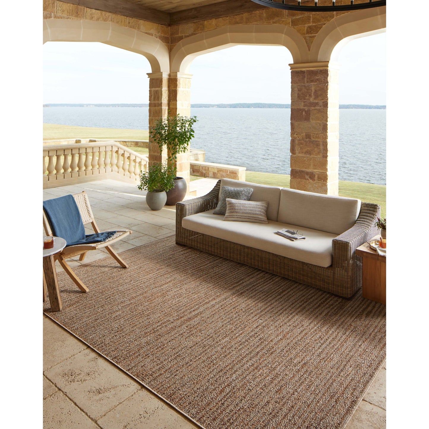 Alexander Home Hampton Natural Indoor/Outdoor Area Rug