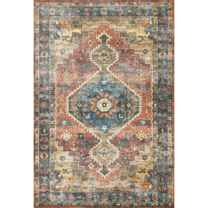 Alexander Home Leanne Transitional Aztec Vintage Printed Area Rug