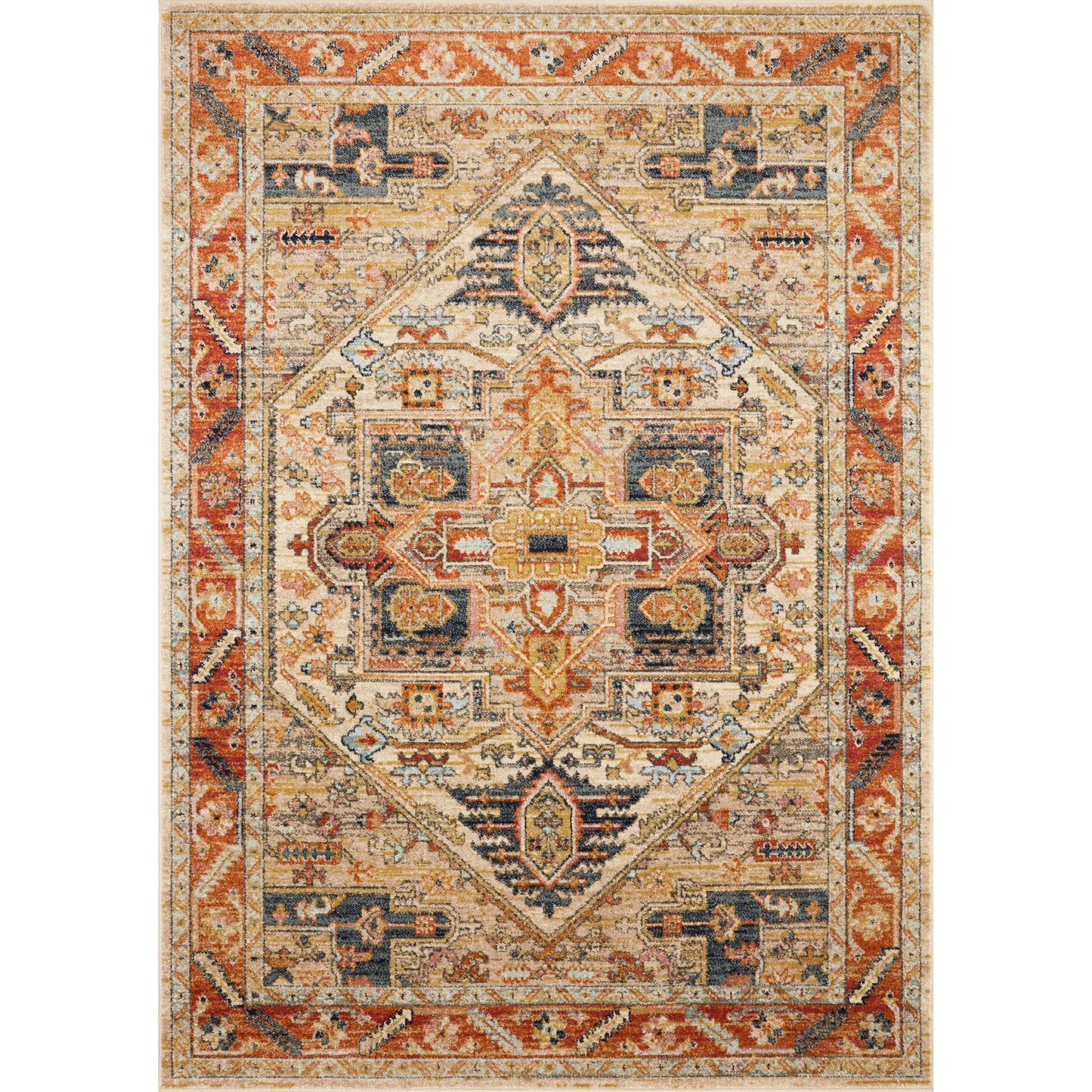 Alexander Home Luxe Antiqued Distressed Boho Area Rug