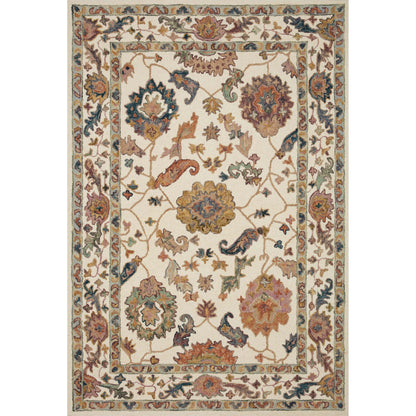 Alexander Home Megan Floral Hand-Hooked 100% Wool Area Rug