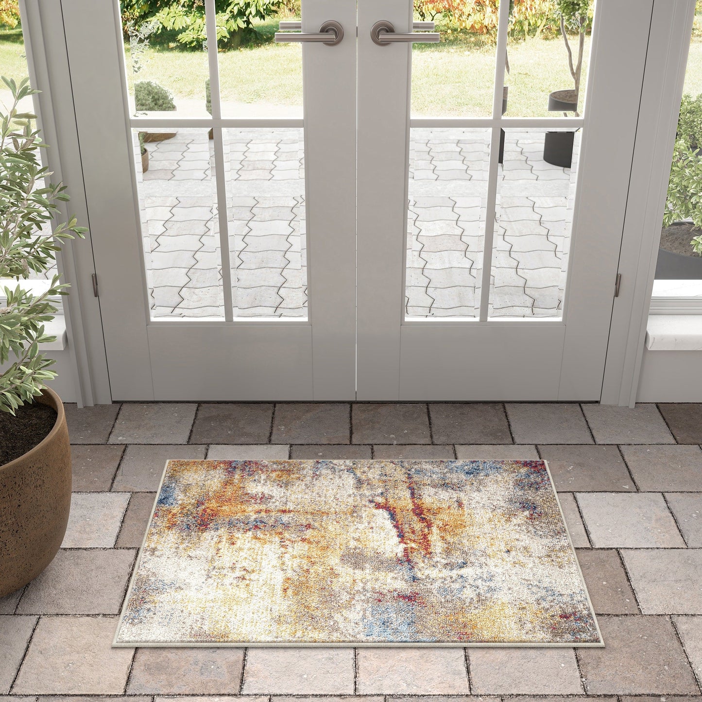 Chesney Modern & Contemporary Abstract Indoor Area Rug