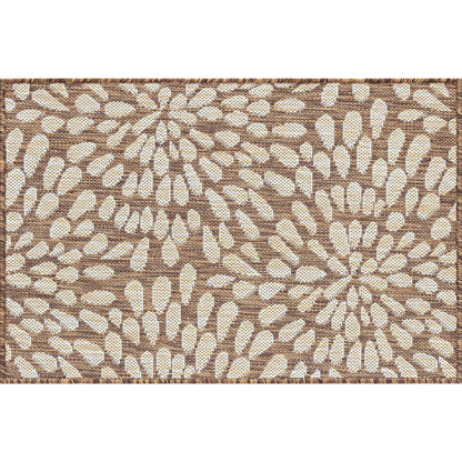 Exo Coastal Floral Indoor/Outdoor Area Rug