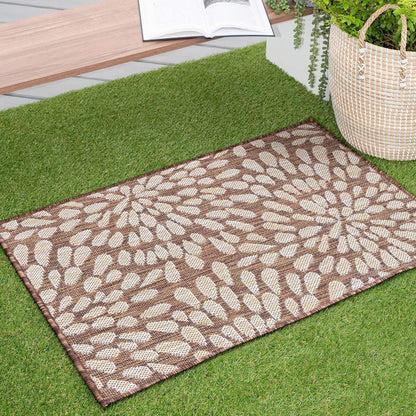 Exo Coastal Floral Indoor/Outdoor Area Rug