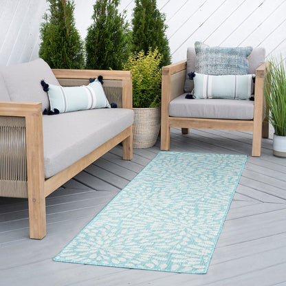 Exo Coastal Floral Indoor/Outdoor Area Rug