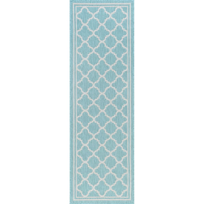 Exo Coastal Geometric Indoor/Outdoor Area Rug