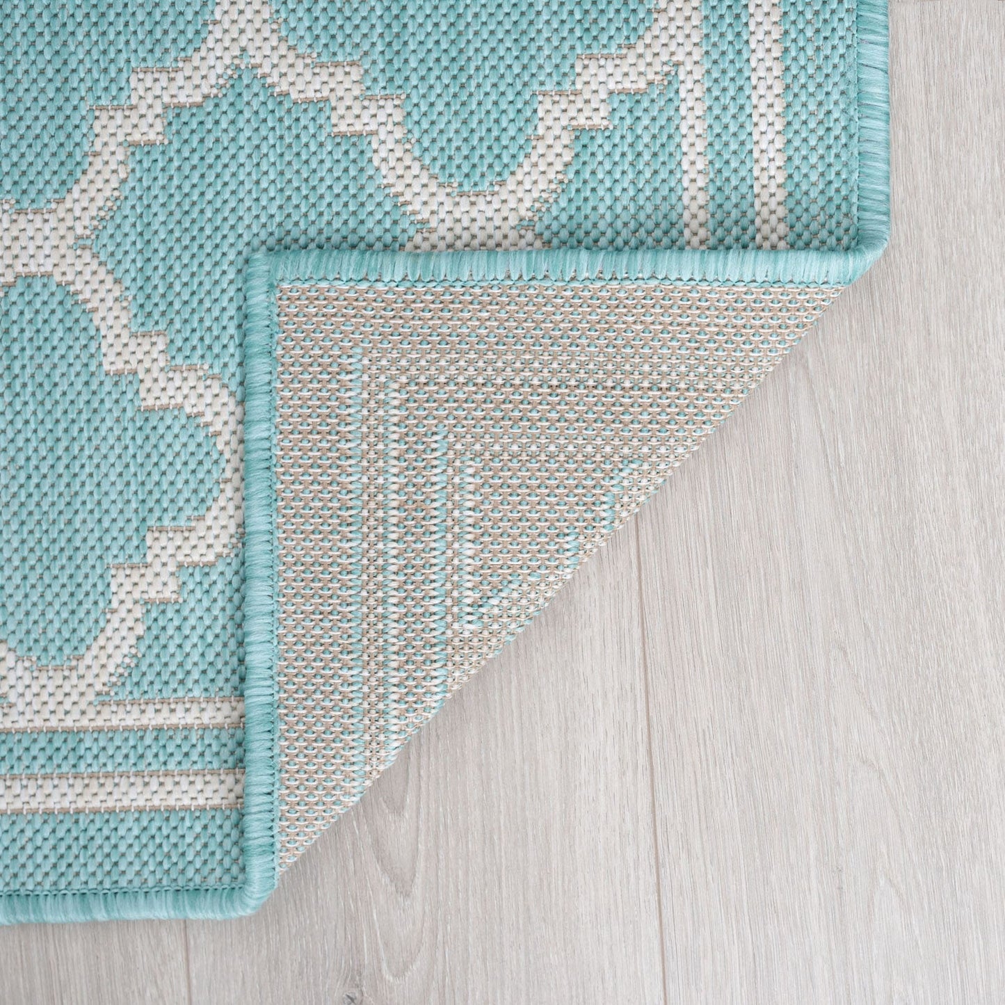 Exo Coastal Geometric Indoor/Outdoor Area Rug