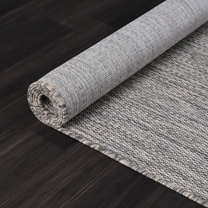 Aloha Washable Solid Indoor Outdoor Area Rug Patio Deck Living Room