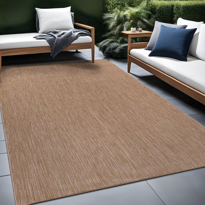 Aloha Washable Solid Indoor Outdoor Area Rug Patio Deck Living Room