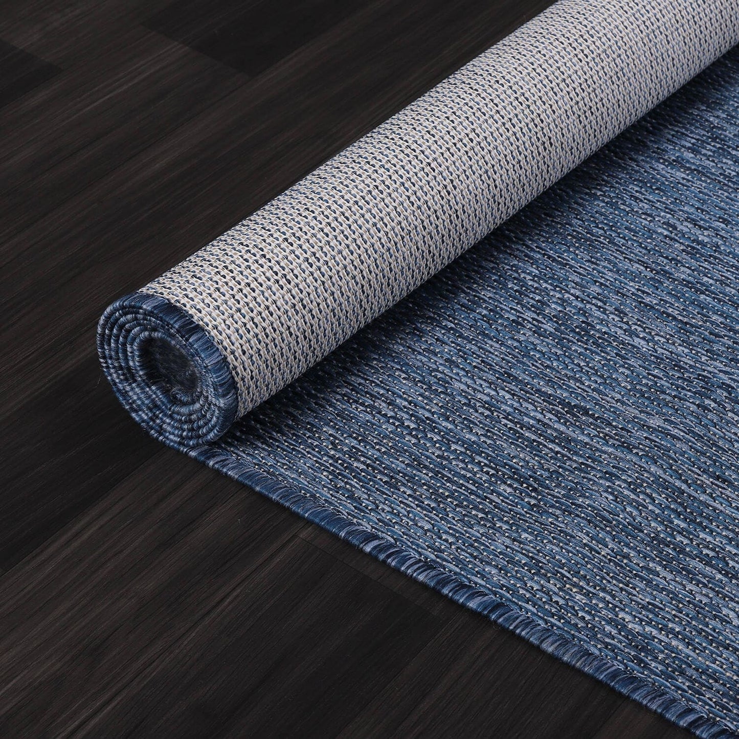 Aloha Washable Solid Indoor Outdoor Area Rug Patio Deck Living Room