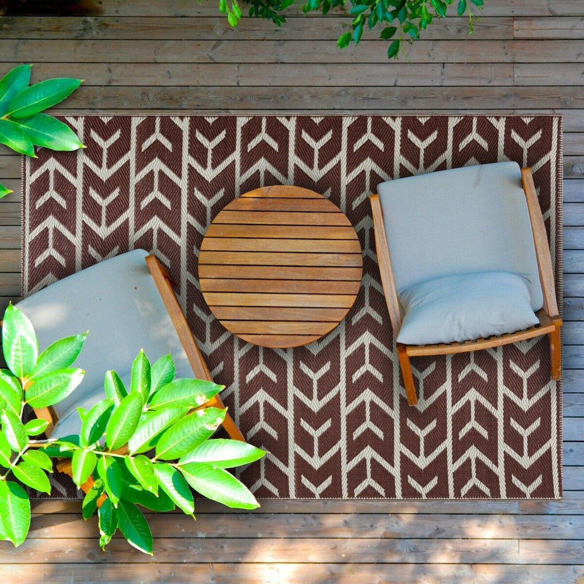 Amsterdam Design 100% Eco-friendly Lightweight Plastic Outdoor Mat/Rug