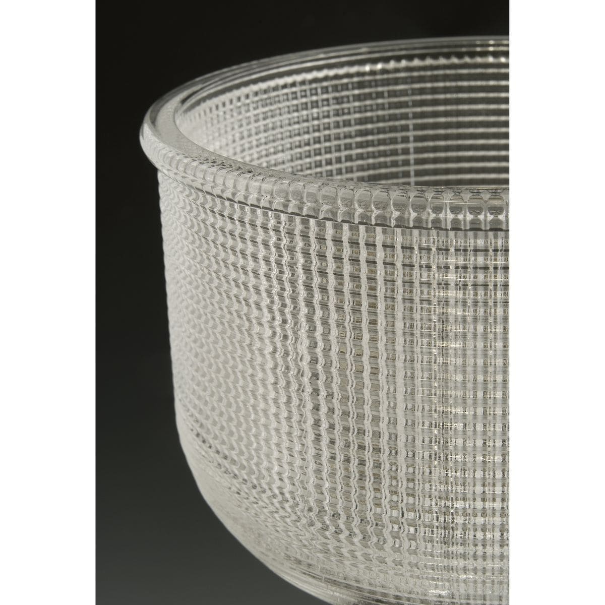 Archie Collection Three-Light Polished Chrome Clear Double Prismatic Glass Coastal Bath Vanity Light - 8.75 x 26.25 x 7.25