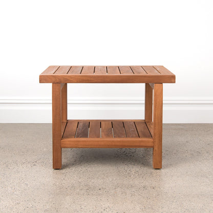Aurora Home Indonesian Teak Shower Table/Bench