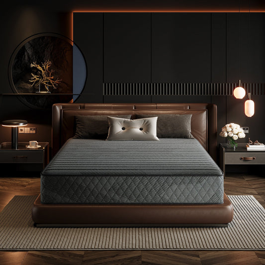 SweDrea 10 in. Medium Firm Gel-infused Memory Foam Hybrid Mattress Cooling and Breathable with CertiPUR-US, SGS and OEKO-TEX