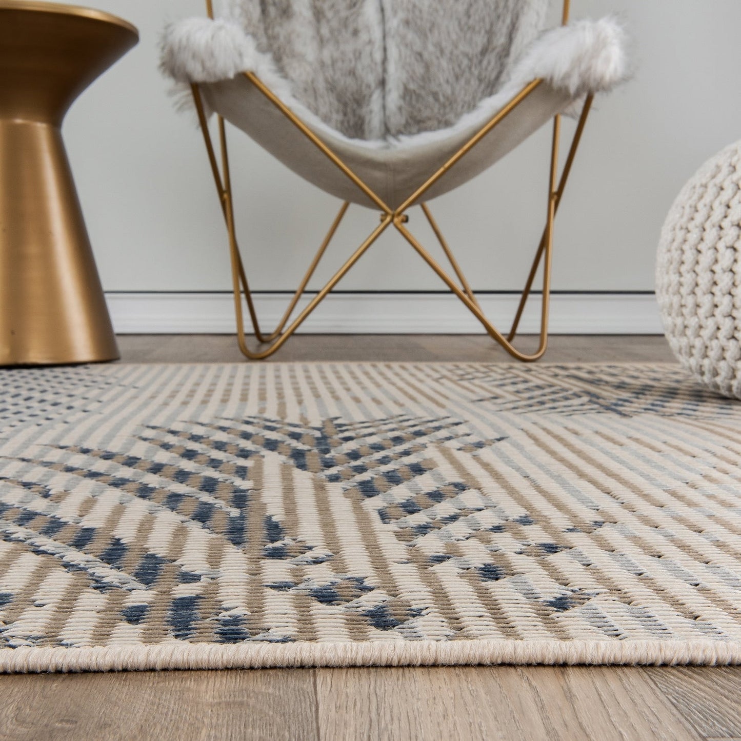 Bahama Palm Frond Indoor/Outdoor Area Rug