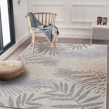 Bahama Palm Frond Indoor/Outdoor Area Rug