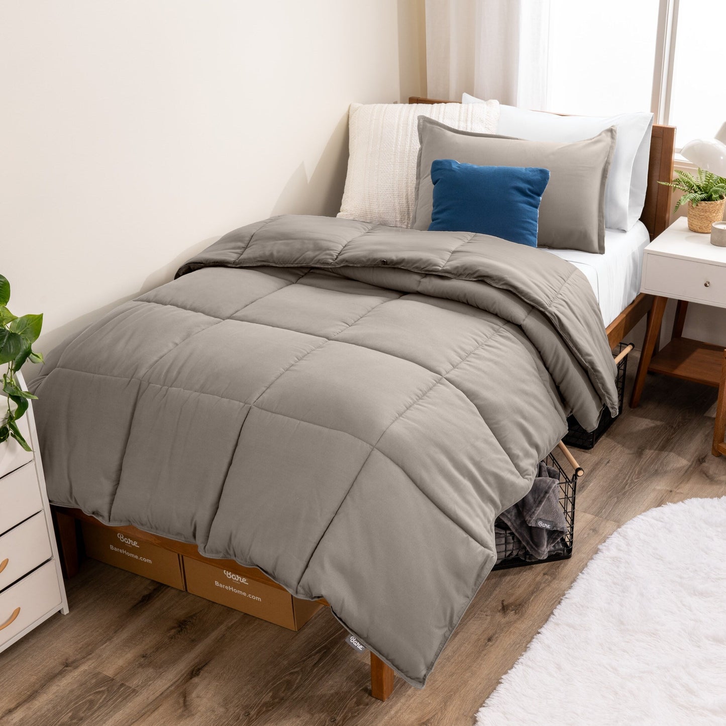 Bare Home Hypoallergenic Down Alternative Comforter Set