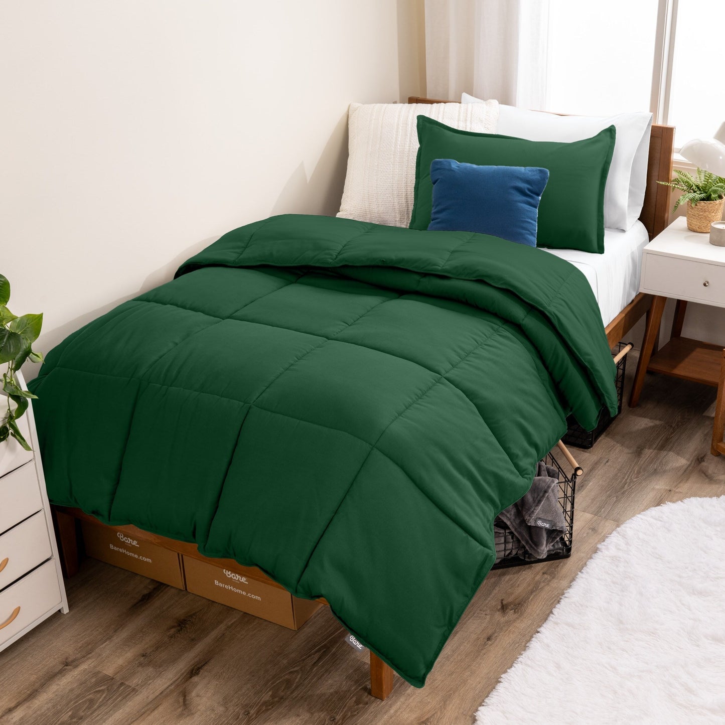 Bare Home Hypoallergenic Down Alternative Comforter Set
