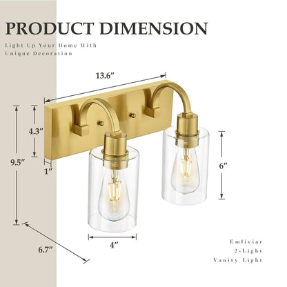 Bathroom Vanity Light Fixtures - Farmhouse Wall Light for Bathroom