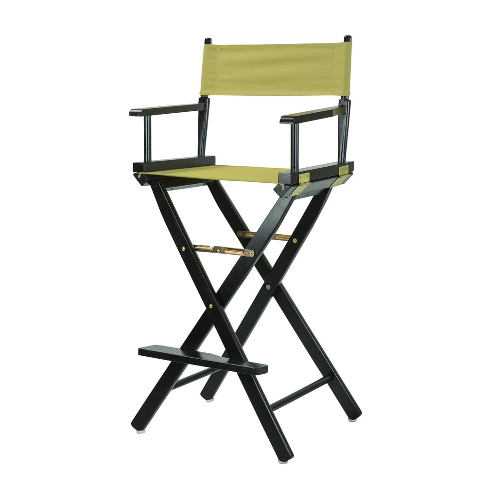 Black Frame 30-inch Director's Chair