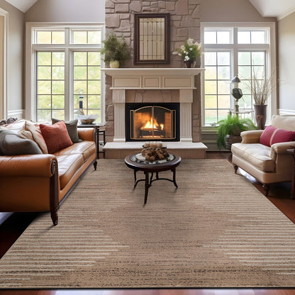 Bohemian Stripe Area Rug