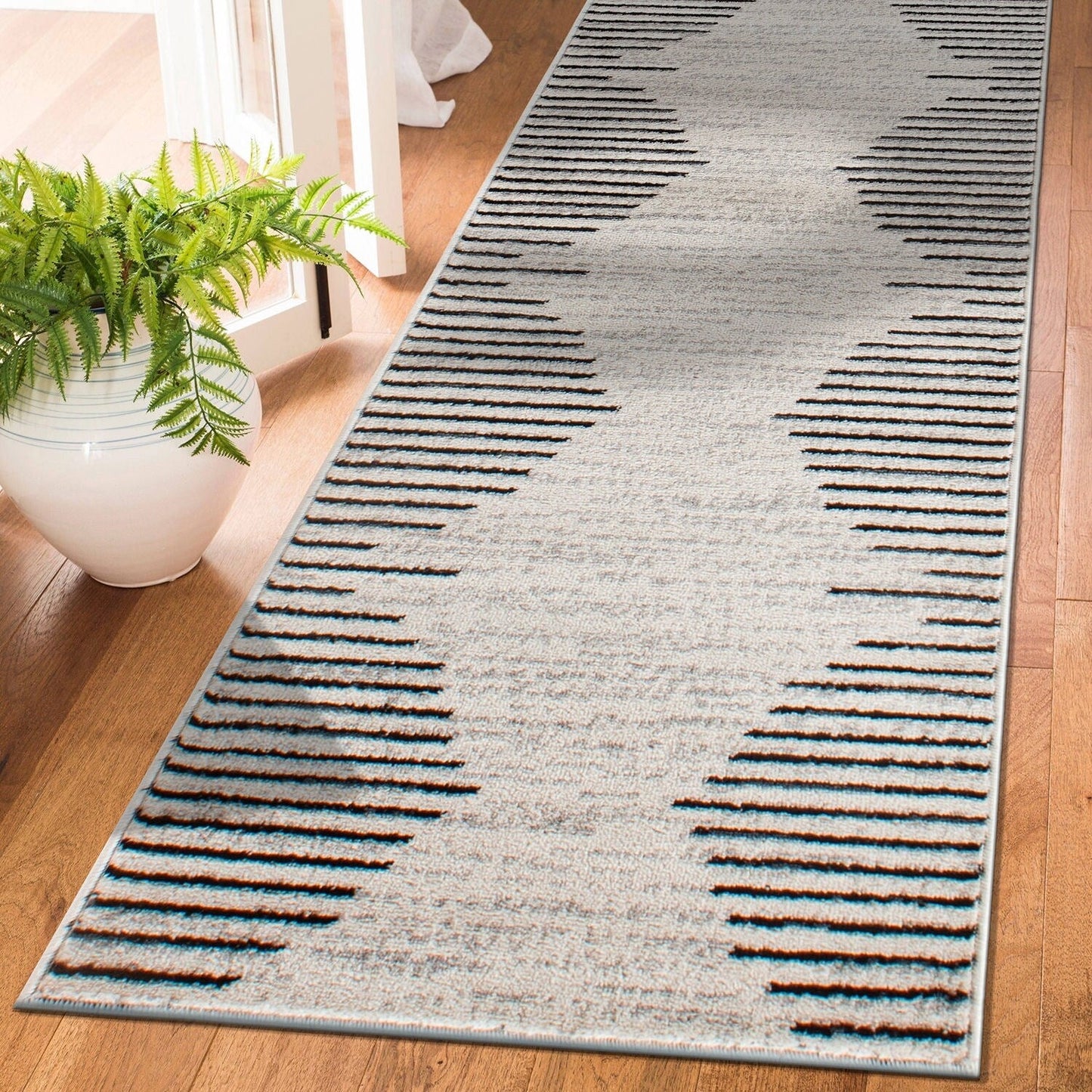 Bohemian Stripe Area Rug