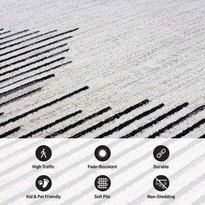 Bohemian Stripe Area Rug